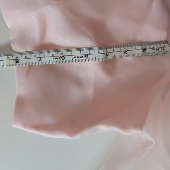 Selkie Blush Pink Sheer Top - Picture 4 of 8